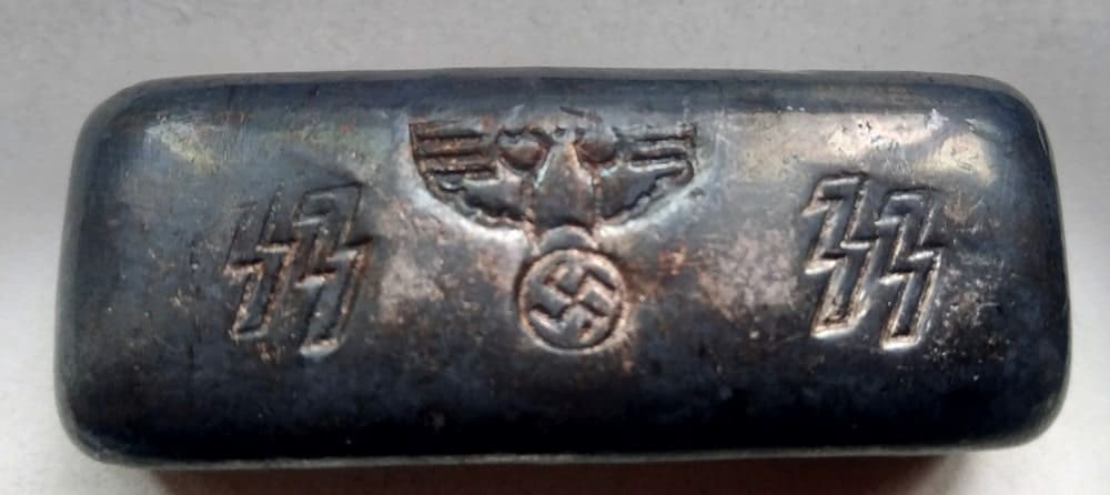 World War II Silver Ingot Sample